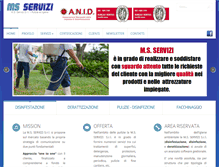 Tablet Screenshot of disinfestazione-derattizzazione.com